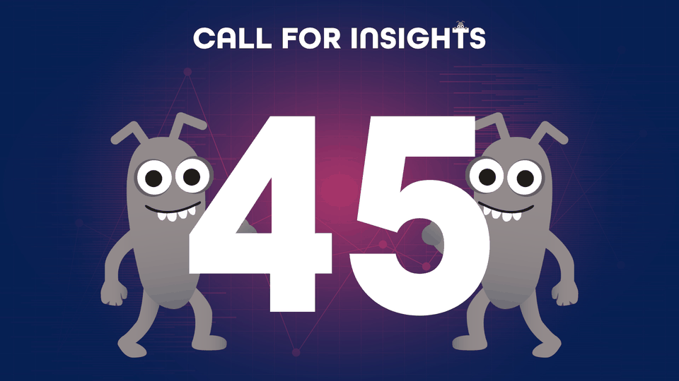 A GIF of Call for Insights images. Most contain a picture of two people's headshots, some with three people. Text "Ca... image