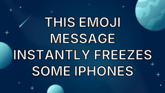 This emoji message instantly freezes some iPhones image