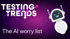 99 risks with the advancement of software testing an AI image