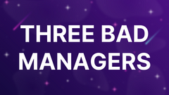 Three Bad Managers image