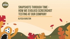 This talk will take you through our journey with this type of testing. image