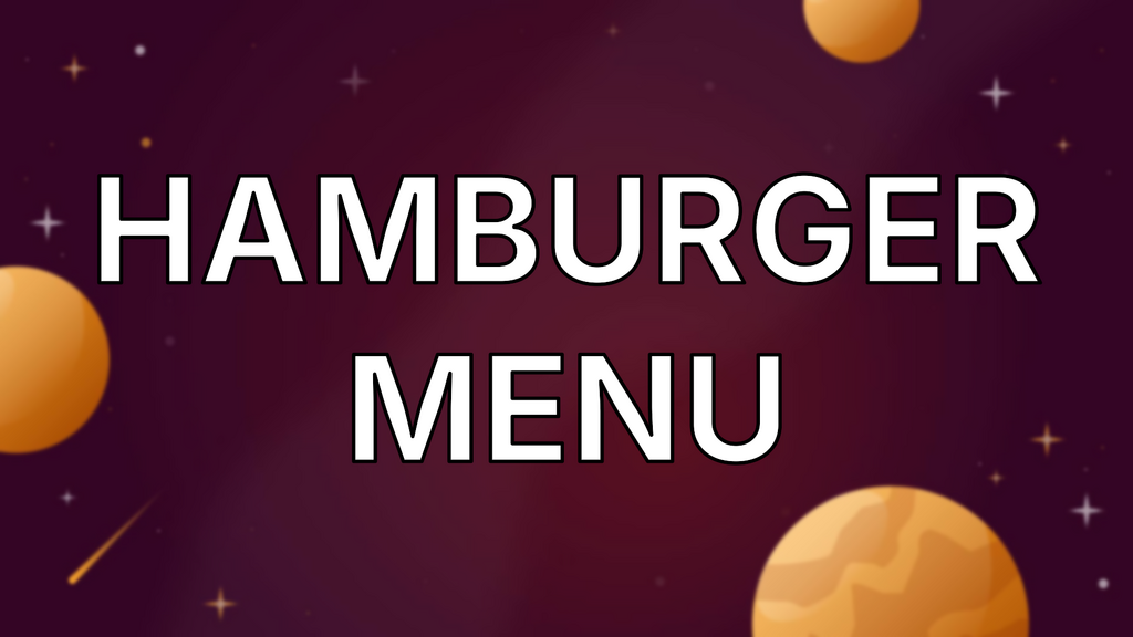 Hamburger Menu image