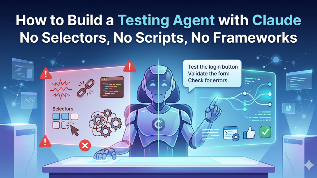 E2E Web Testing Agent with Claude image