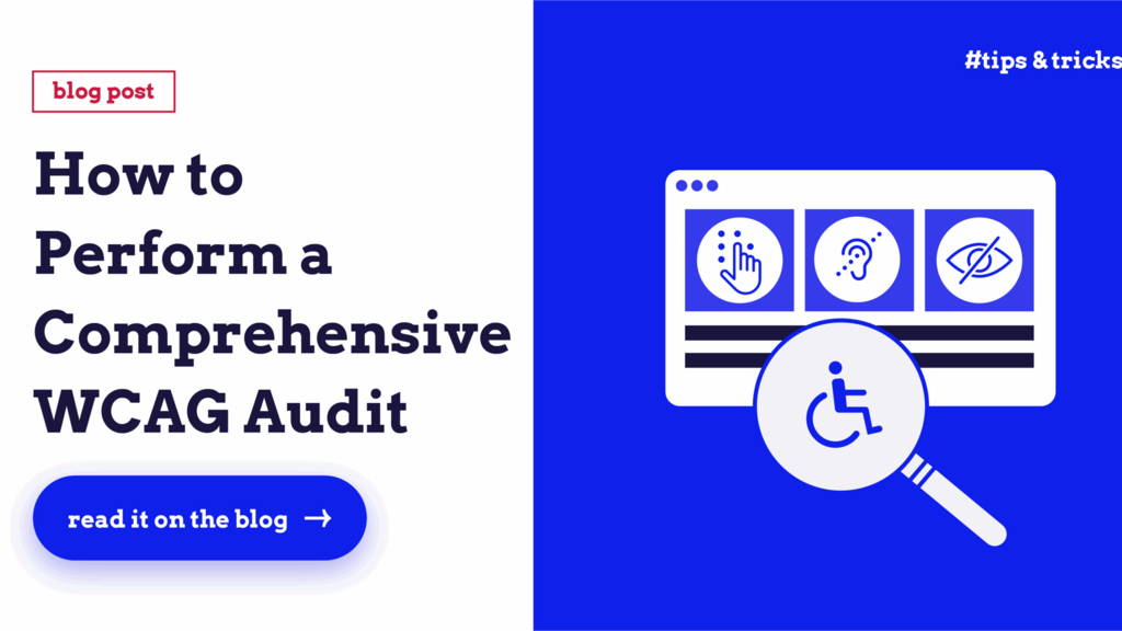 How to Perform a Comprehensive WCAG Audit image