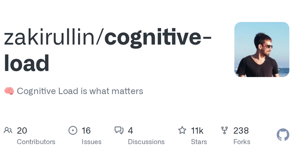 🧠 Cognitive Load is what matters image