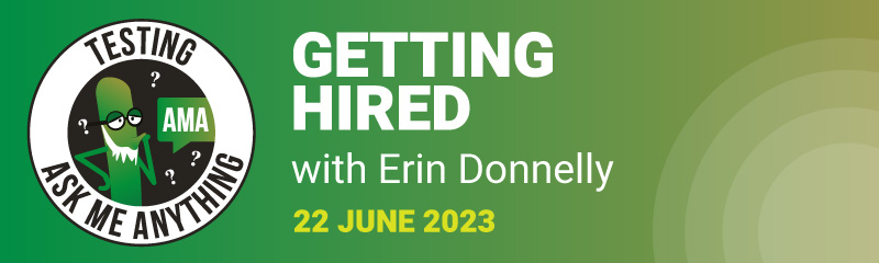 Testing Ask Me Anything on Getting Hired banner image