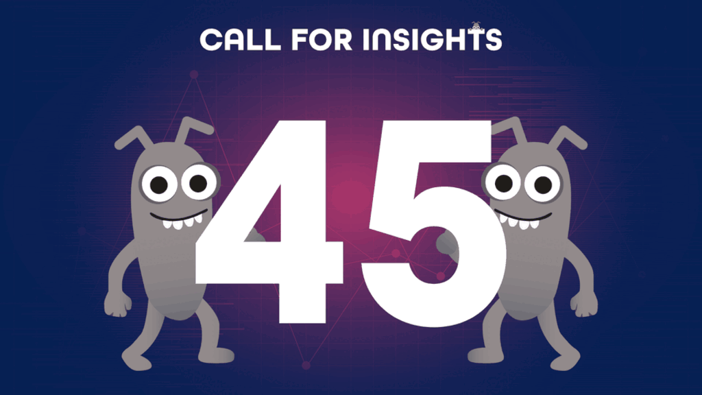 A GIF of Call for Insights images. Most contain a picture of two people's headshots, some with three people. Text "Ca... image