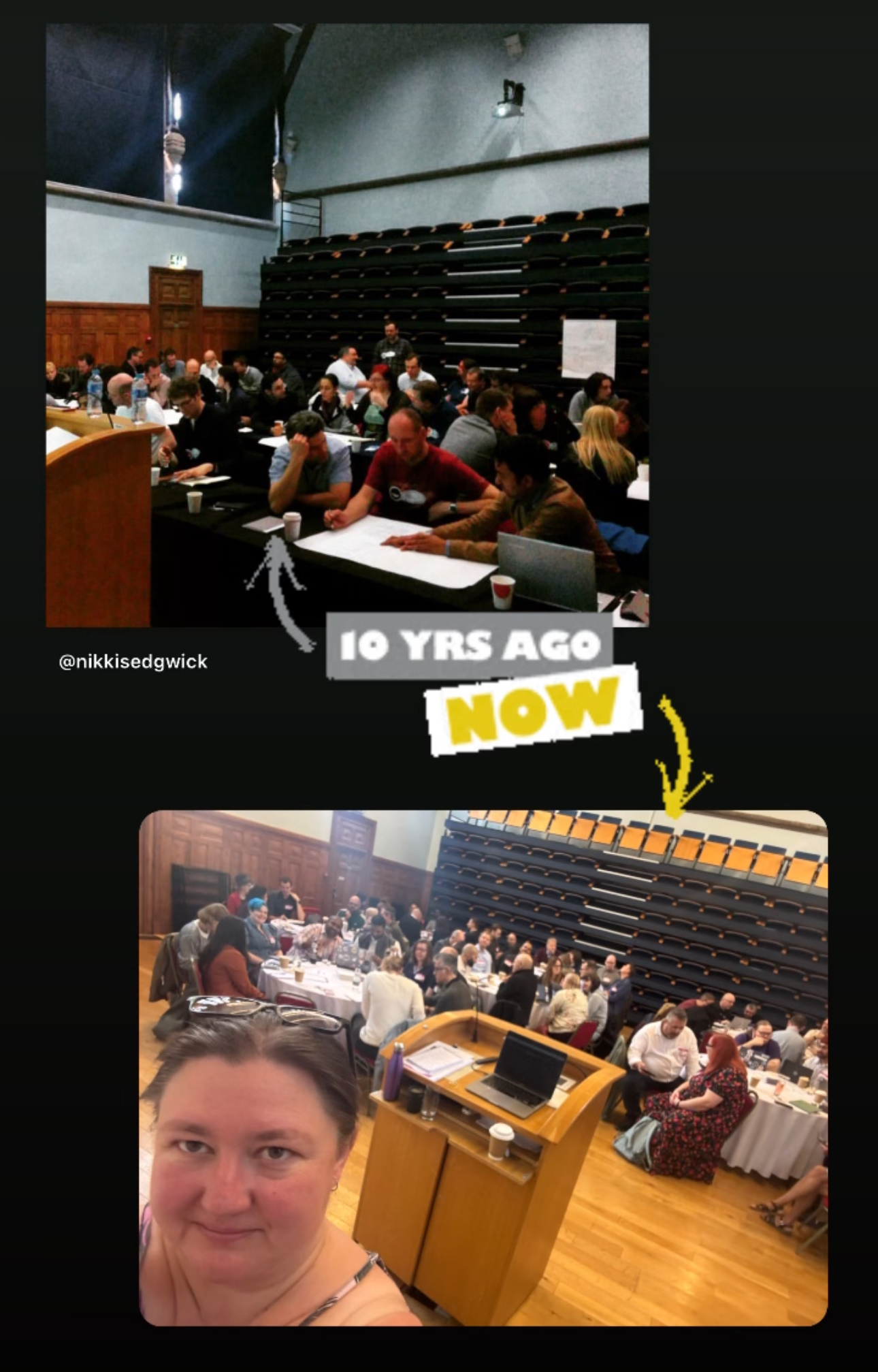 The old court room full of quality minded people