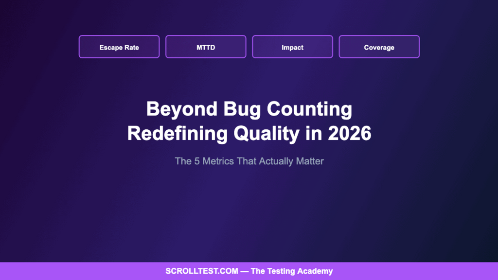 Beyond Bug Counting: Redefining What Quality Means in the Age of AI and Modern Engineering image image