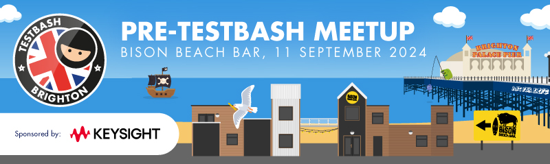 Pre-TestBash meetup by the beach banner image