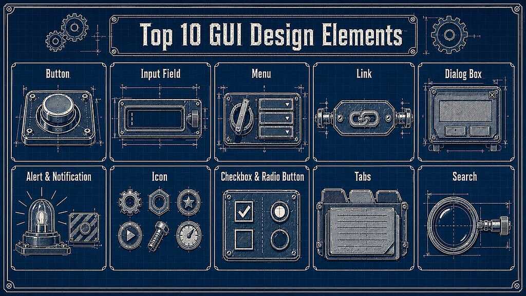 10 GUI Design Elements Build Every User Interface image image
