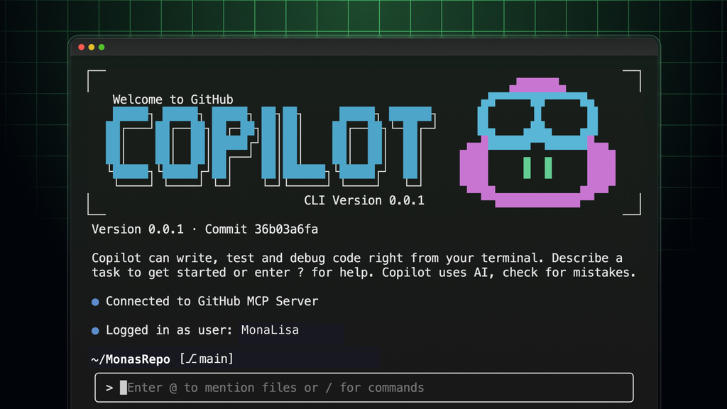 GitHub Copilot CLI 101: How to use GitHub Copilot from the command line image