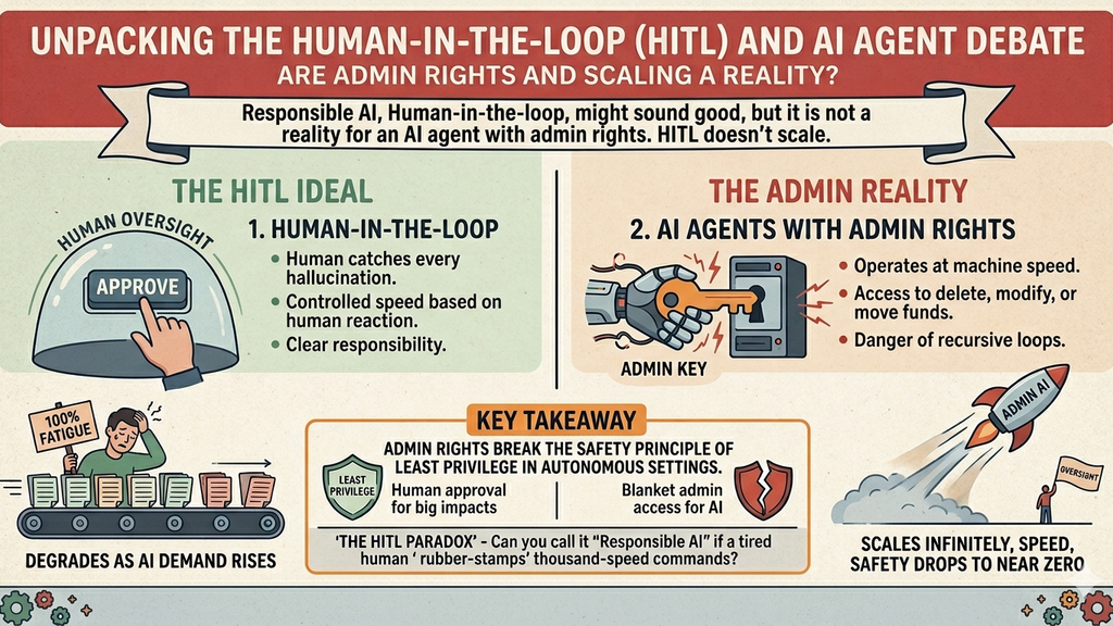 Infographic showing that humans in the loop only get you so far before security is in danger image