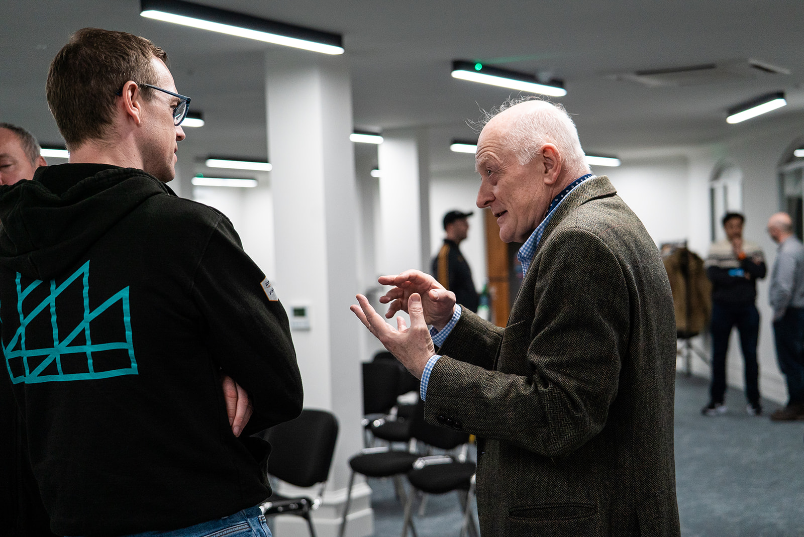 Quality chatter at MoT London.