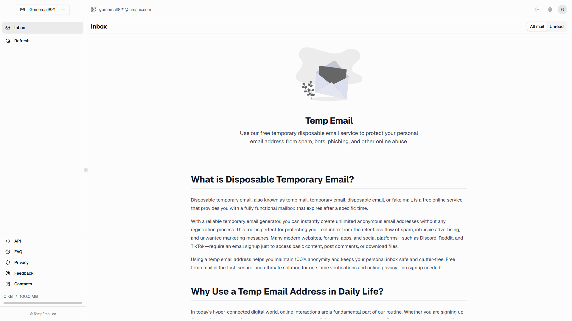 TempEmail.cc image