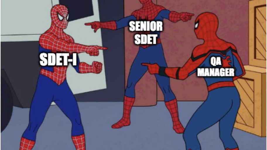 When you are the only QA in the team and every bug triage turns into you vs you vs you 🕷️ image