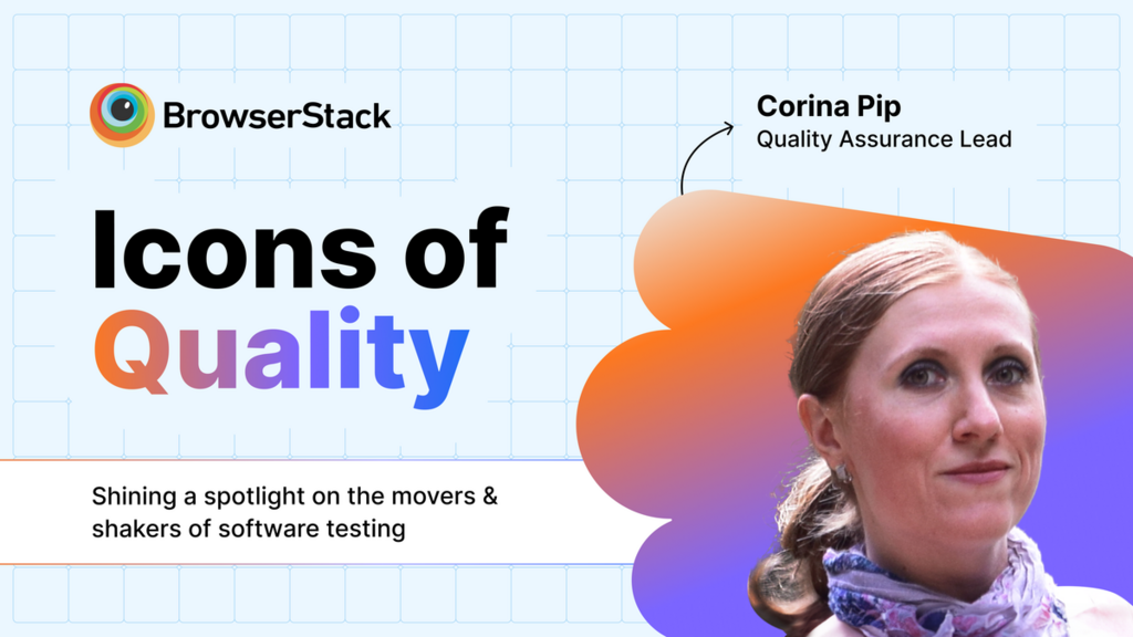 Honoring #IconsOfQuality: Corina Pip, QA Lead image
