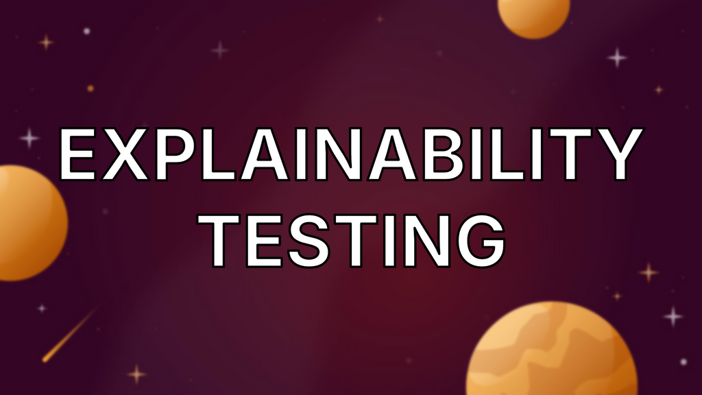 Explainability testing image