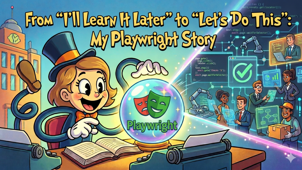 From “I’ll Learn It Later” to “Let’s Do This”: My Playwright Story image image