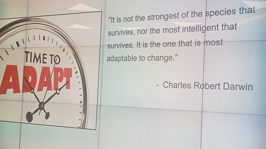 Time to adapt! image