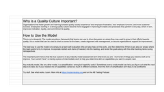 Quality Culture Transition Guide image