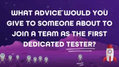 Joining a product team without prior dedicated testers can be challenging. image