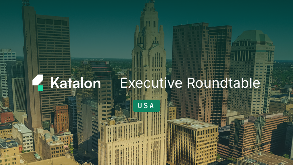 AI in Software Testing Katalon Executive Roundtable, USA 2026 banner image