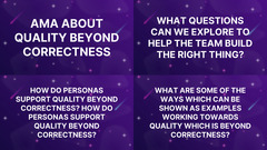 AMA About Quality Beyond Correctness image