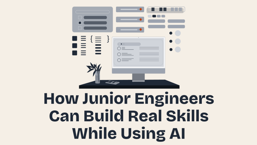 How Junior Engineers Can Build Real Skills While Using AI image image