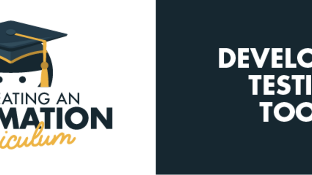 Developing Testing Tools Task Analysis banner image