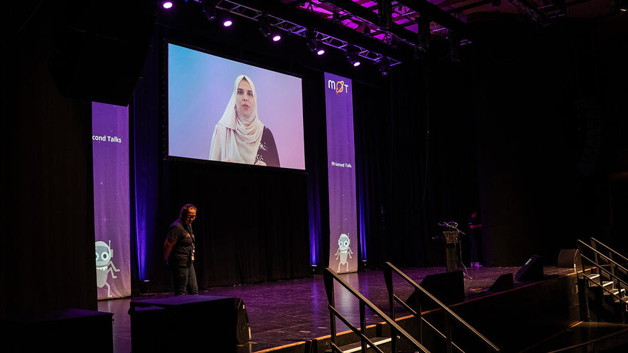 Mariem joined MoTaCon from a far image