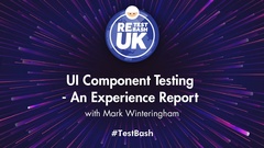 Mark shares his experiences with Component Testing image