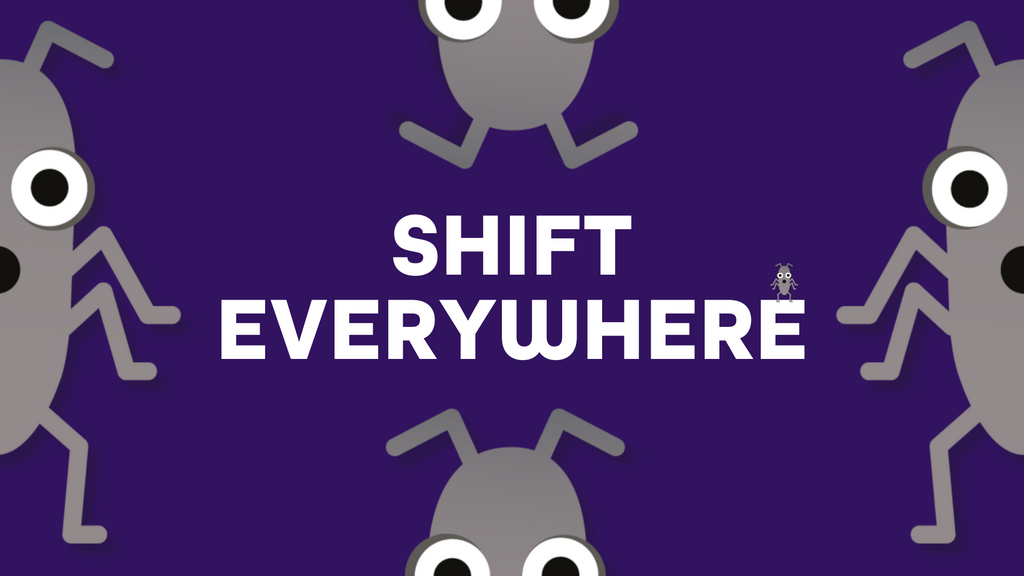 Shift-everywhere testing image