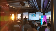 Christian presents GitHub Actions, does some live coding and encourages a discussion.  image