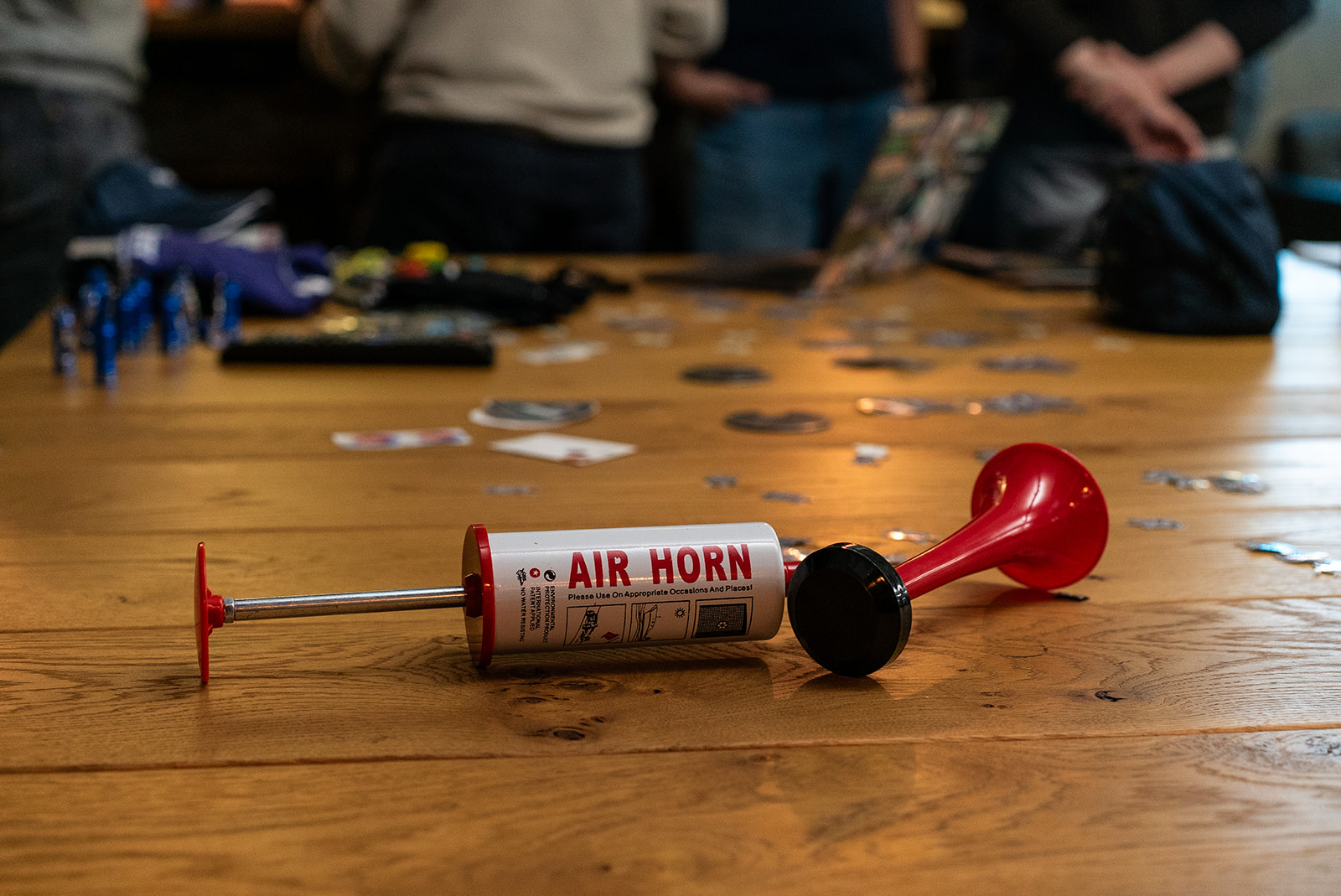 A photo of an airhorn from MoT London
