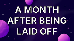 A month after being laid off image