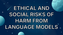 Ethical and social risks of harm from Language Models image