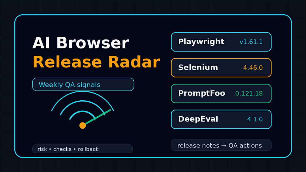 AI Browser Release Radar for QA Teams image image