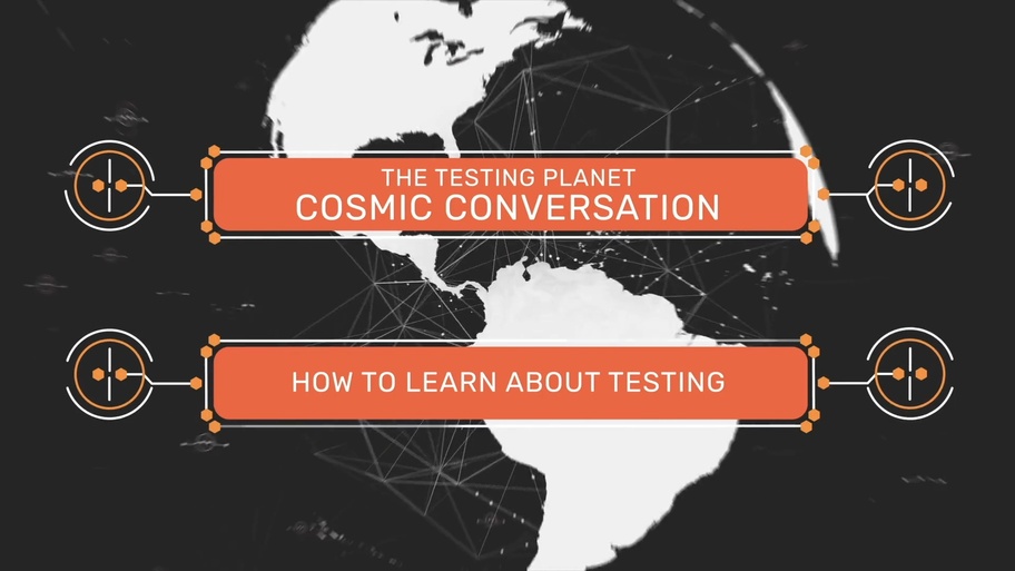 Cosmic conversation on how to learn about testing image