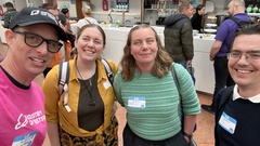 12/09/24. TestBash Brighton. Cool to chat with Sarah and Aafke from Monzo. Sarah and I first met in person at TestBash 2023, so it was great to see her again.

There's always plenty of opportunit... image