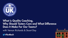 What is Quality Coaching? A good question that Vernon and Stuart answer in this vert entertaining talk image