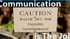 Communication is The Job image