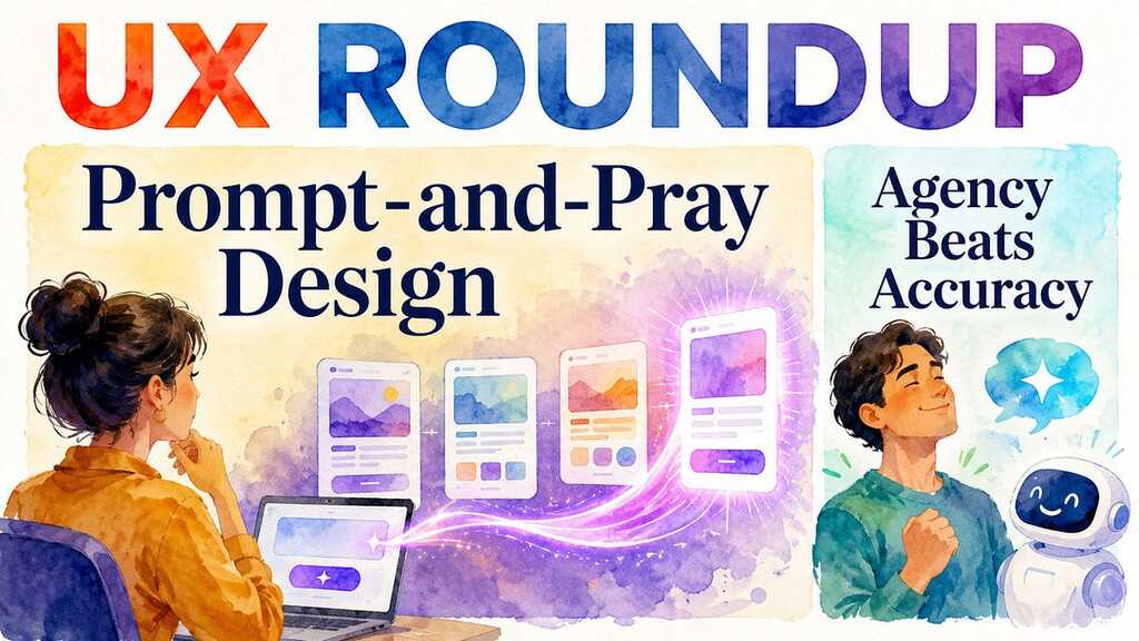 UX Roundup: New AI Models | How Designers Use AI Design | User Agency | Breadcrumbs | Doug Engelbart | Decoy Effect |... image
