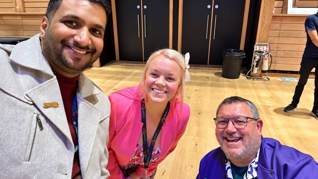 Joyful moment with Clare and Ady - MoTaCon 2026 image