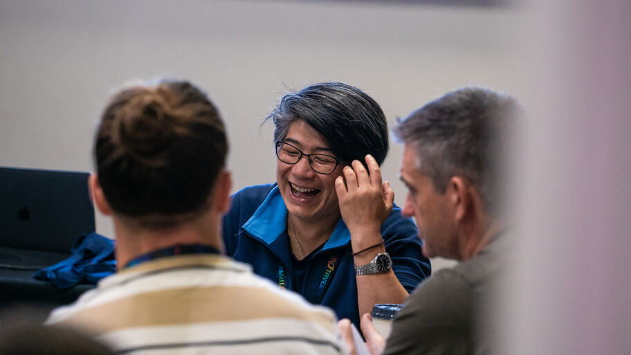 Workshop laughter image