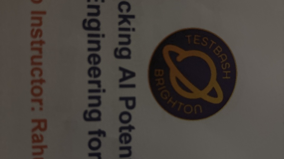 Thanks for introduction to prompt engineering for testers. image