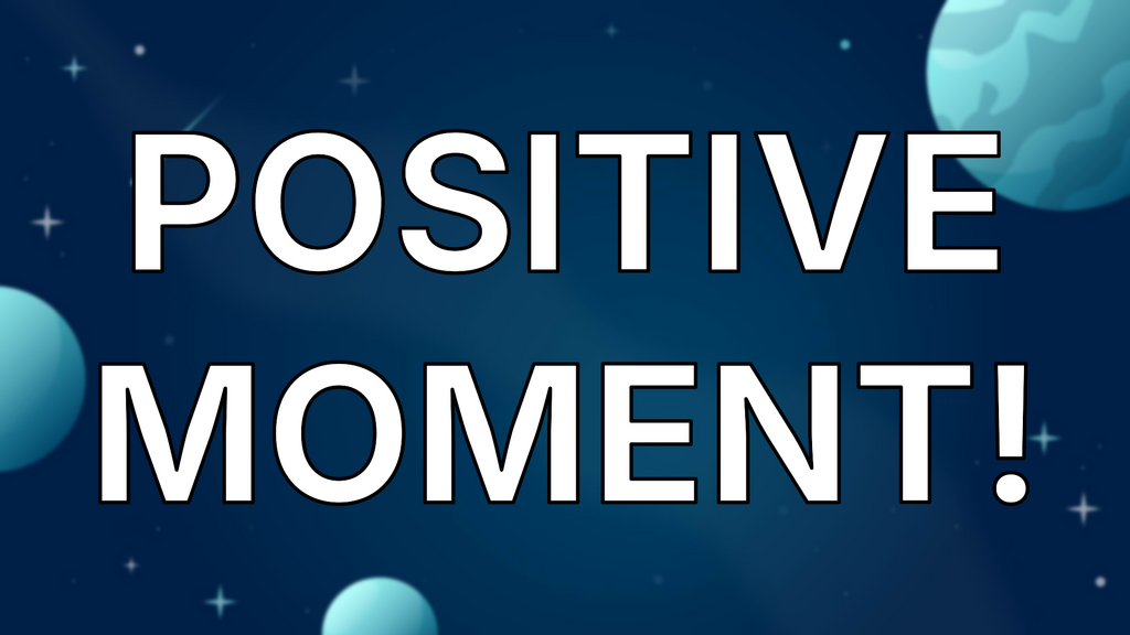 Positive moment! image