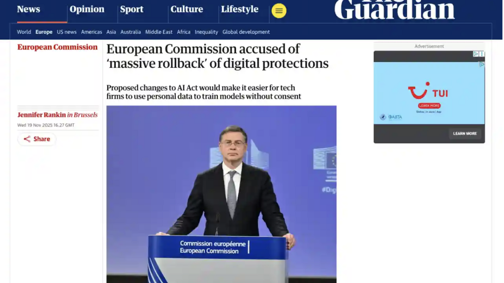 EU Privacy Under Fire from Big AI? image