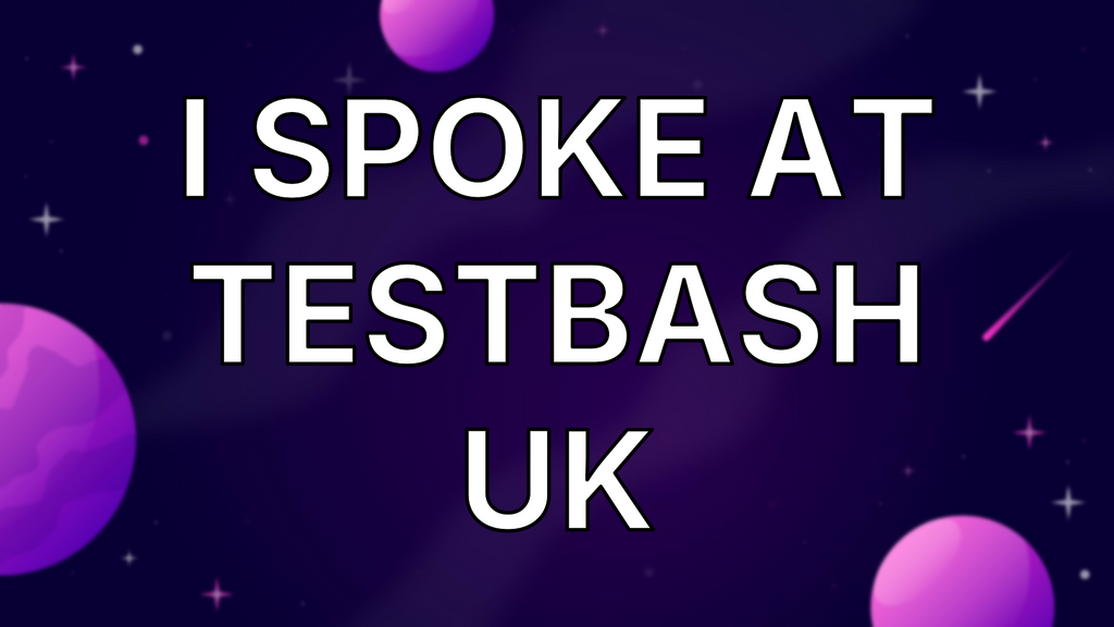 I spoke at TestBash UK image