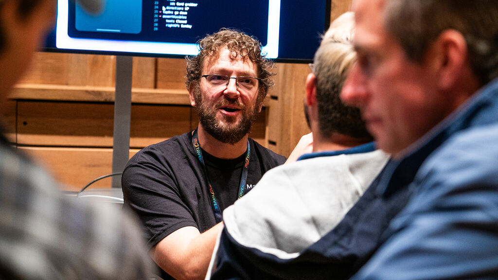 A shot of Dan Caseley